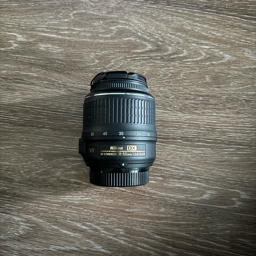 Nikon Black Camera Lens 18-55mm